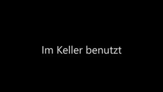 Im Keller benutzt