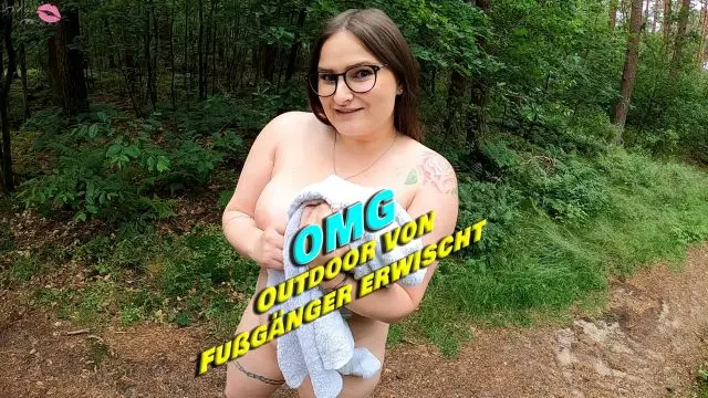 OMG! Outdoor von Fußgänger erwischt
