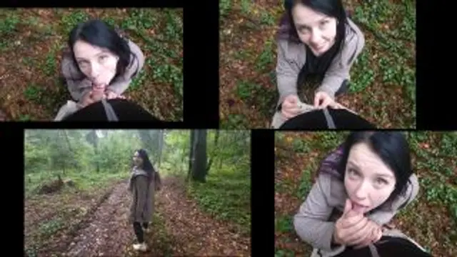 Schüchternen Typen zum ERSTEN MAL im WALD geblasen