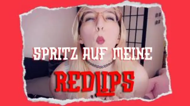 Spritz auf meine REDLIPS