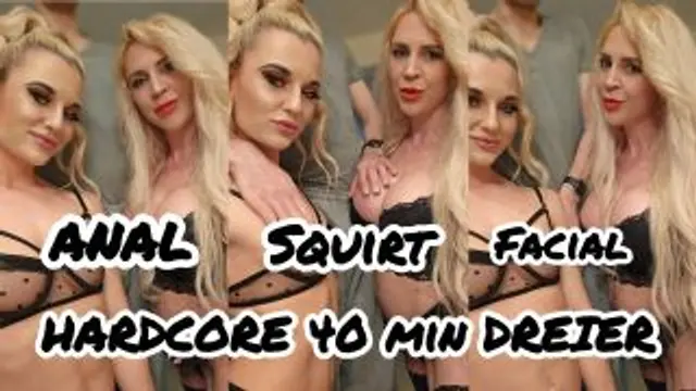 HARDCORE 40 min DREIER:  FFM THREESOME WITH JAYJAY