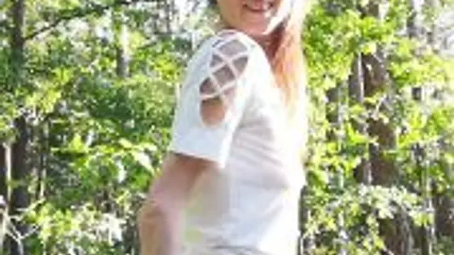 Ertappt im Wald ....beim Strip und an mir rumspielen... 😎🙈