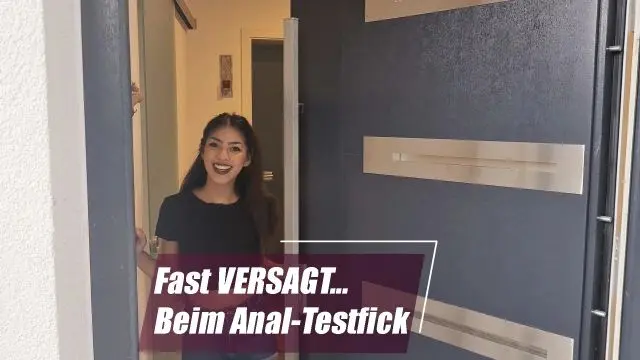 Fast VERSAGT beim Anal-Testfick