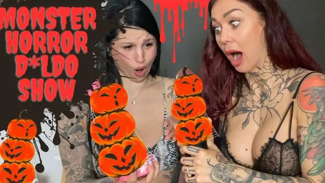 Monster Dildo Horror Show - Girly Halloween Special!