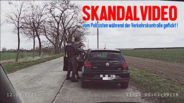 SKANDALVIDEO - vom Polizisten während der Kontrolle gefickt