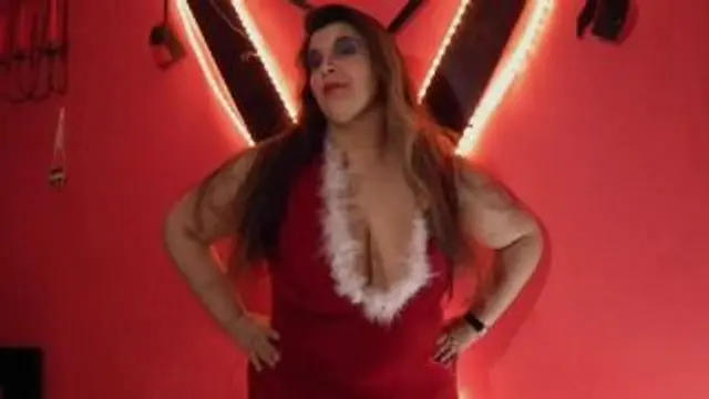 Im sexy Weihnachtsoutfit