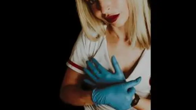 Blue Gloves JOI
