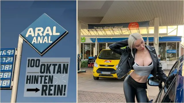 ANAL ARAL! 100 OKTAN HINTEN REIN!