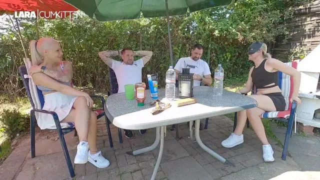Dreier FREMDFICK statt Grillparty | Treffen total eskaliert