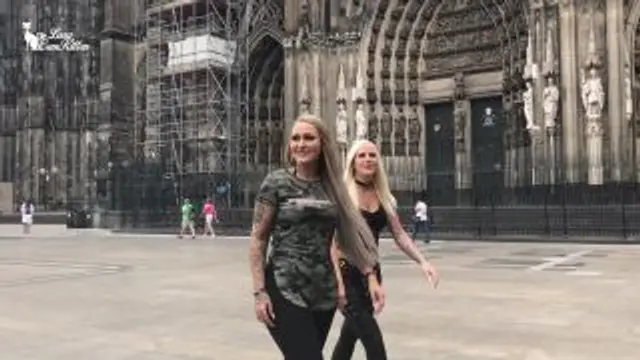 Dreister PUBLIC PISS am Kölner Dom | unter Videoüberwachung