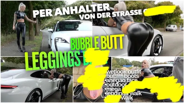 PRALLE LEGGINGS BITCH | Per Anhalter von der Strasse gefickt