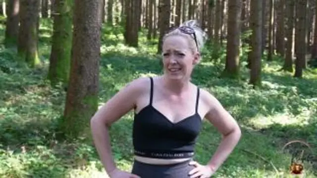 Dreist bei Joggen abgegriffen! Wanderer verpasst mir Creampi