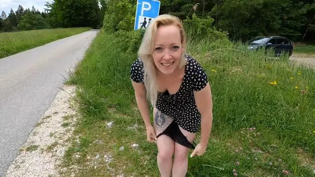 Extrem dreist!! Mein erster PARKPLATZ-Ficktreff!