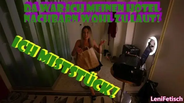 DA WAR ICH MEINEN HOTEL NACHBARN WOHL ZU LAUT! ICH MISTSTÜCK