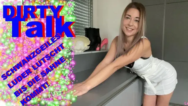 DIRTY TALK! SCHWANZGEILES LUDER LUTSCHT BIS DIE SAHNE KOMMT!