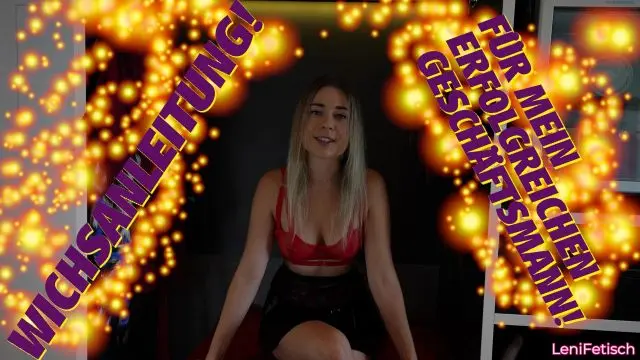 WICHSANLEITUNG FÜR MEIN ERFOLGREICHEN GESCHÄFTSMANN!