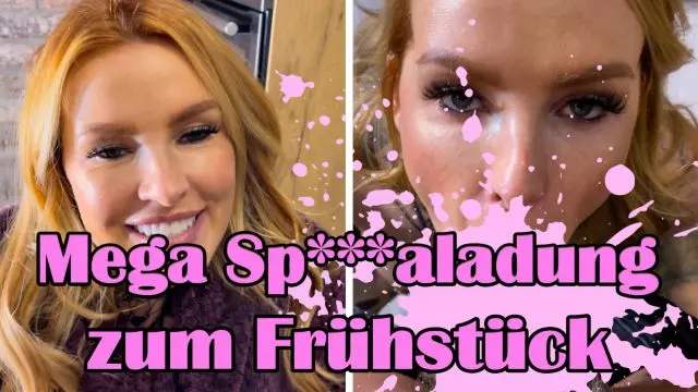 Mega Spermaladung zum Frühstück