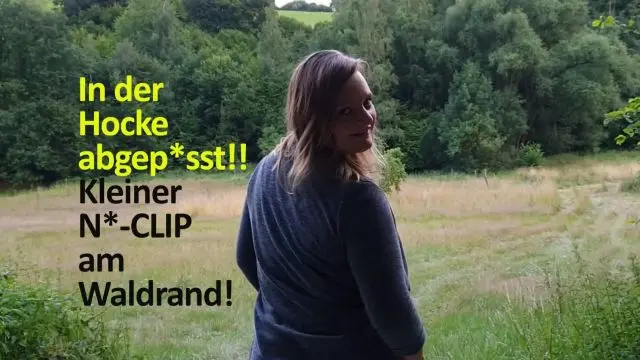 In der Hocke abgepisst!!! Kleiner NS-CLIP am Waldrand!