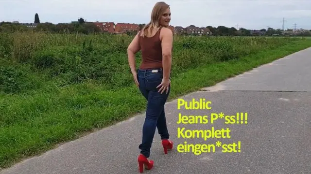 Public Jeans Piss!!! Komplett eingenässt!