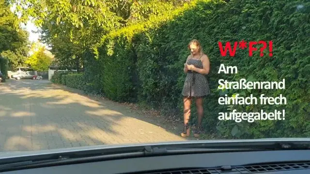 WTF?! Am Straßenrand einfach frech aufgegabelt!