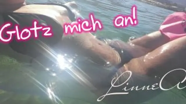 BE MY SPANNER! Nackte Titten- & Pussy auf Hängematte im Meer