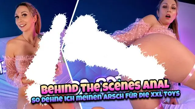 BEHIND THE SCENES ANAL - So dehne ich meinen Arsch für die .