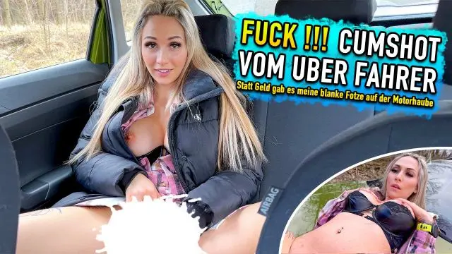 FUCK !!! Cumshot vom Uber Fahrer - Statt Geld gab es meine..