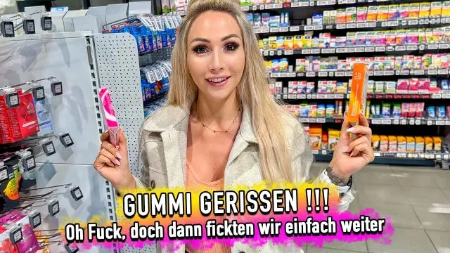 GUMMI GERISSEN - doch dann fickten wir einfach weiter !
