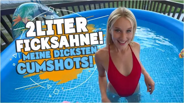 2 LITER FICKSAHNE! MEINE DICKSTEN CUMSHOTS!!!