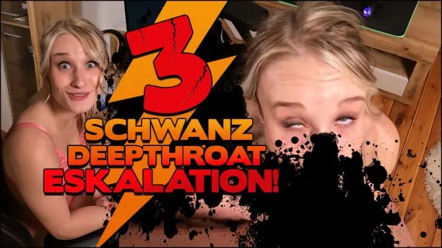 3 SCHWANZ DEEPTHROAT ESKALATION!! | MIA NOUVELLE