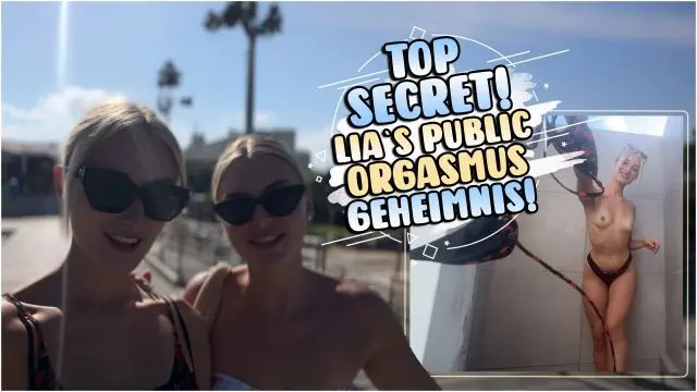 TOP SECRET! LIA‘S PUBLIC ORGASMUS GEHEIMNIS!