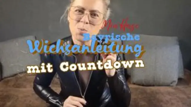 Bayrische Wichsanleitung mit Countdown🤍💙
