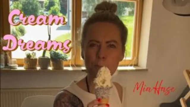 Ist das zu public? Cream Dreams mit Mia 🍦🍑😍❤️‍🔥💋🎥👅💦