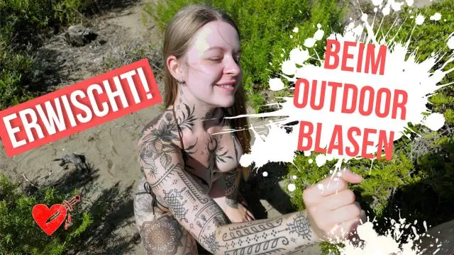 Erwischt beim Outdoor Blasen 💦