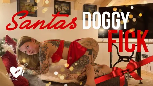 Santas Doggy Fick 🍆🎄