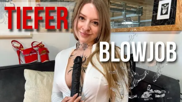 Tiefer, versauter Blowjob