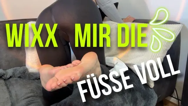 Wixx mir die Füße voll 💦🍆
