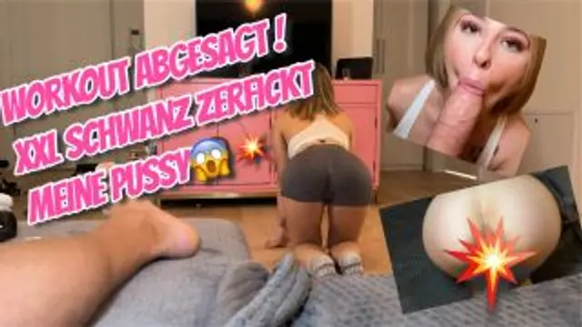 XXL Schwanz zerfickt meine Pussy