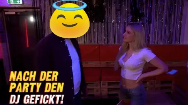 Nach der Party den DJ gefickt!