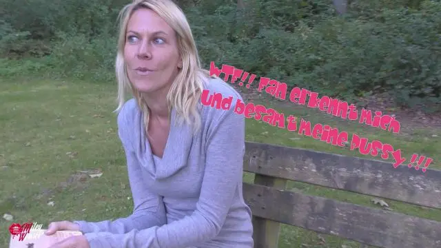 Fan erkennt mich und besamt meine Pussy im Park !!