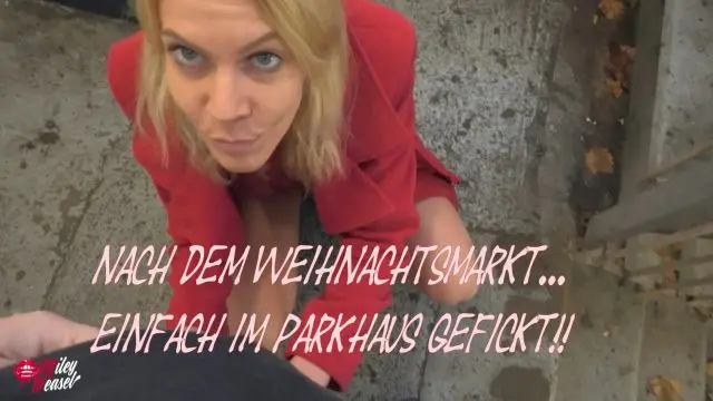 Nach dem Weihnachtsmarkt...3-Lochfick im Parkhaus!!