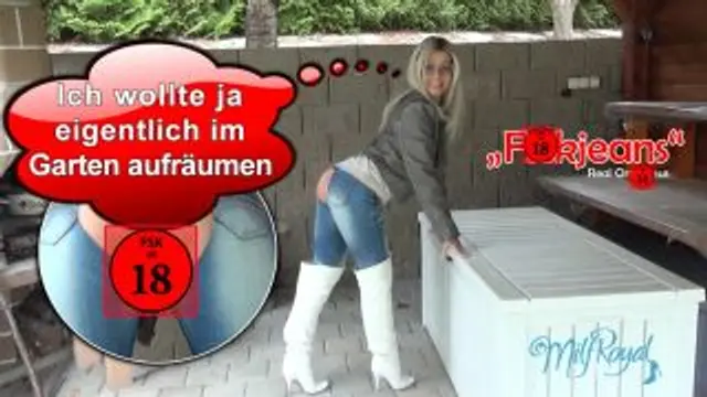 *** FICK-JEANS ***  Real-Orgasmus