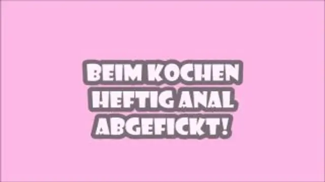 Hart #Ana#l beim kochen!