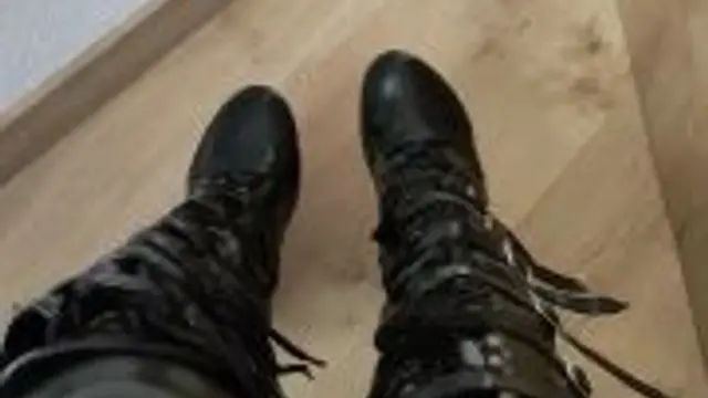 Geile alte Lackstiefel