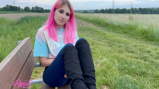 Perverses Parkbank-Date - Zwei Mal erwischt!!