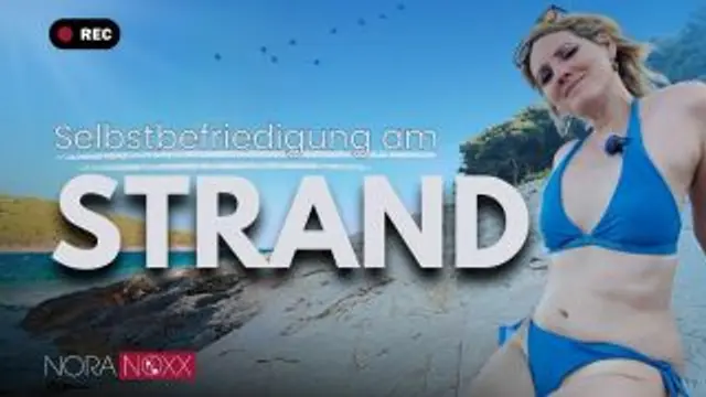 Ich mache es mir - am Strand!