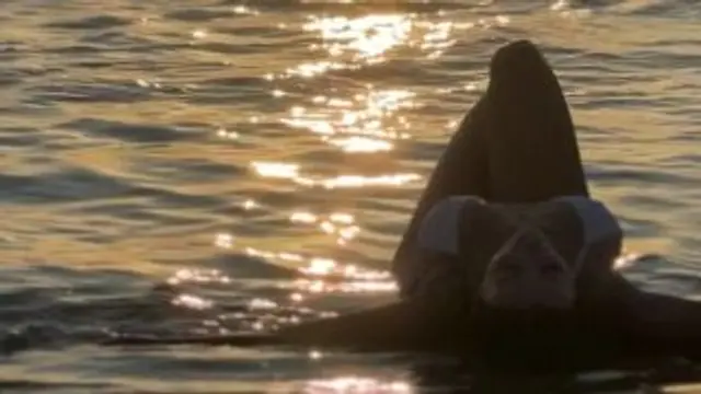 meine sexy Stimmung bei Sonnenuntergang