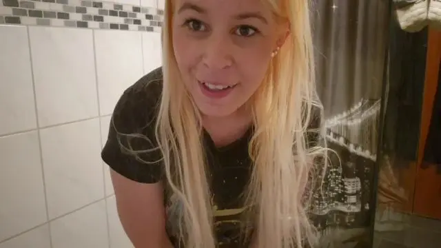 Schön die Dusche eingesaut