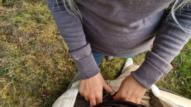 Unterwegs und spontan richtig bock auf den Sch**z gehabt