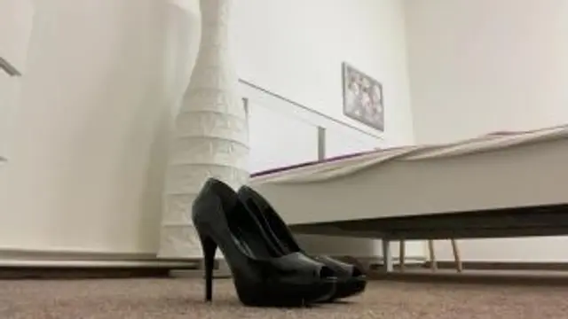 Geil in nylons Strümpfe